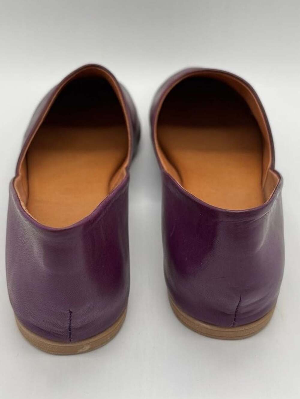 Miz Mooz Violet Leather D'Orsay Flats - Picture 3 of 7